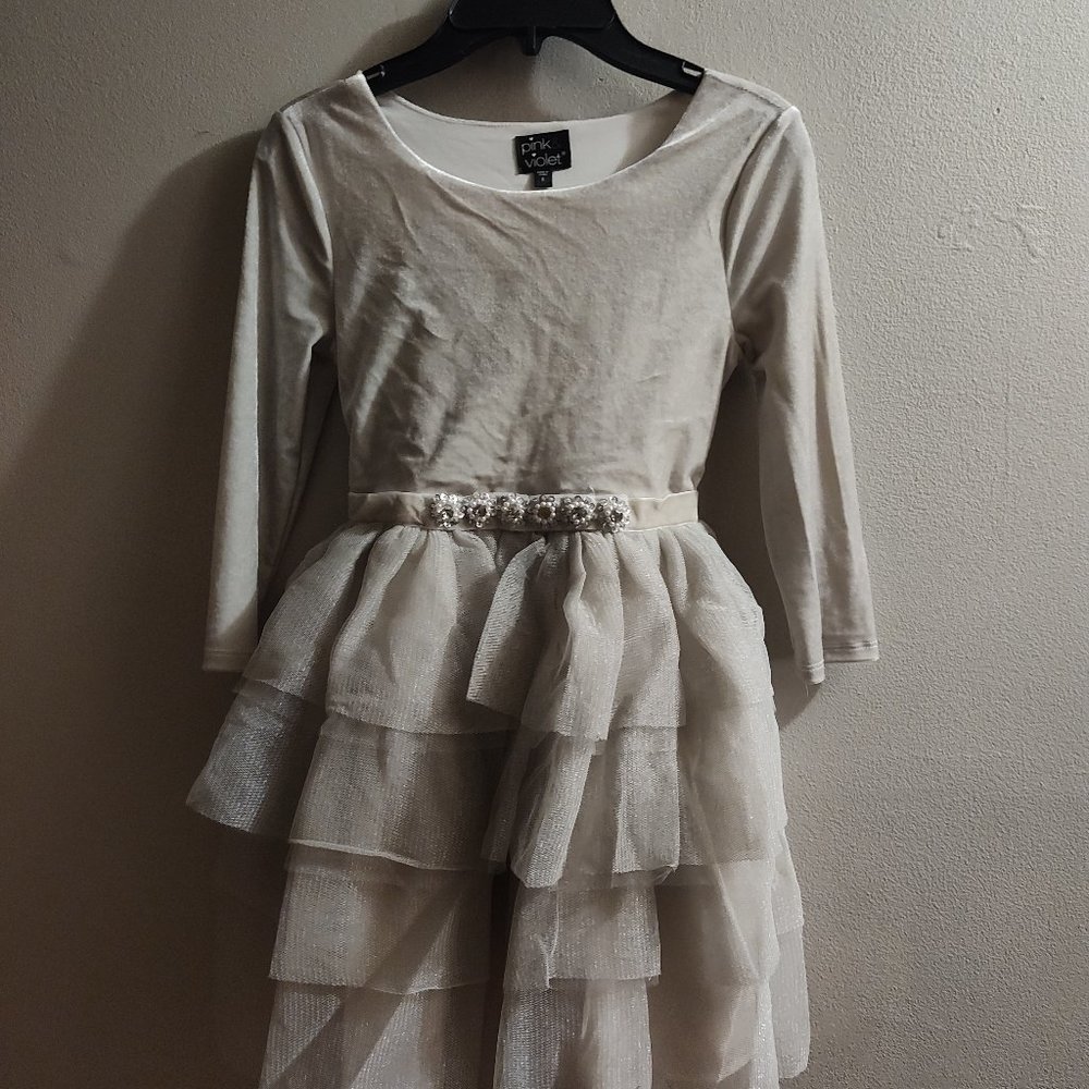 Girls size 8 Formal dress by Pink Violet
